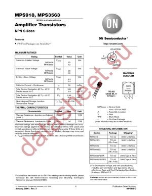 MPS3563 datasheet  